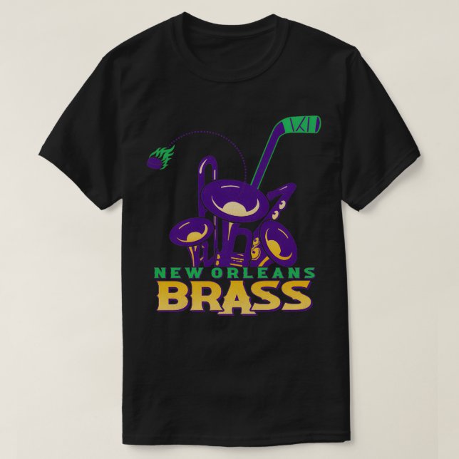 New Orleans Brass Hockey Team TShirt (Design Front)
