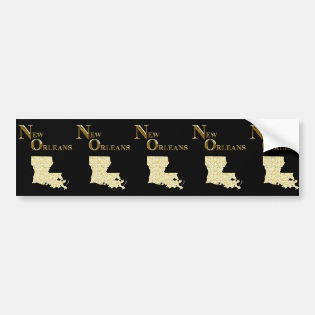 NEW ORLEANS BUMPER STICKER (Front)