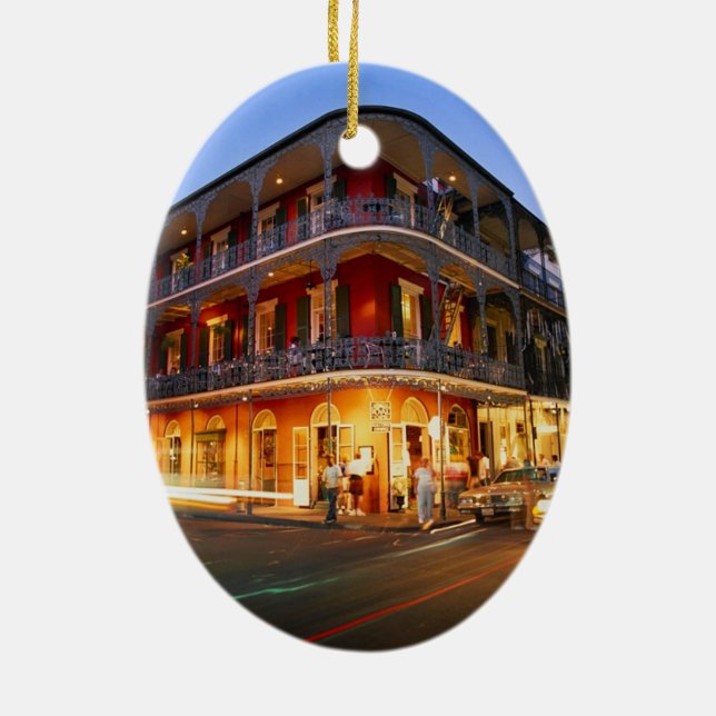 NEW ORLEANS CERAMIC ORNAMENT (Back)