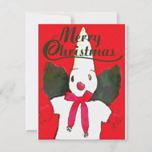 New Orleans Christmas Snowman Holiday Card