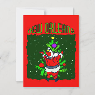 New Orleans Christmas Tree Holiday Card
