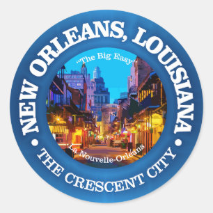 New Orleans (cities) Classic Round Sticker