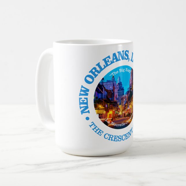 New Orleans (cities) Coffee Mug (Front Left)