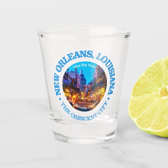 New Orleans (cities) Shot Glass (Front)