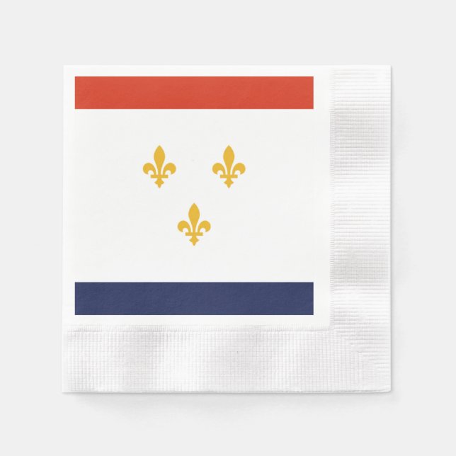 New Orleans city flag Napkin (Front)