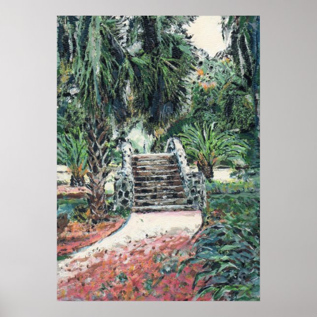 New Orleans City Park Stone Bridge Poster (Front)