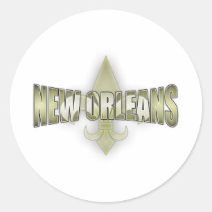 New Orleans Classic Round Sticker
