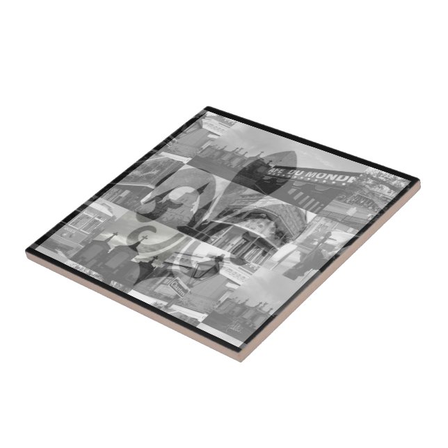 New Orleans Collage [Trivet] - Small Tile (Side)