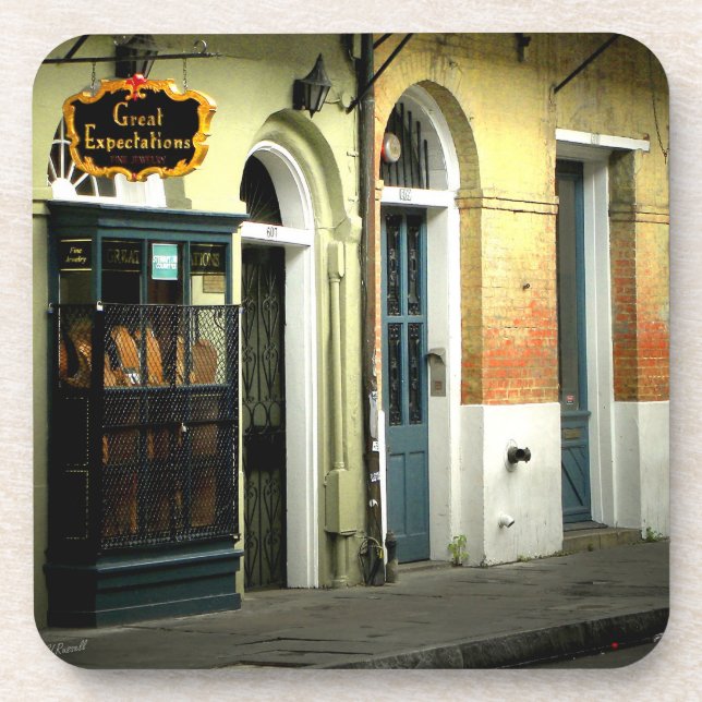 New Orleans Design  Drink Coasters (Front)