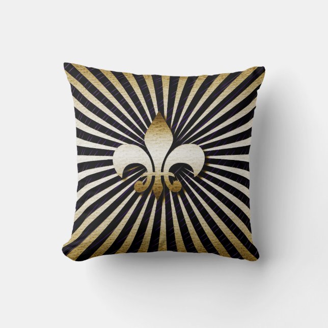 New Orleans  Design Throw Pillow (Front)