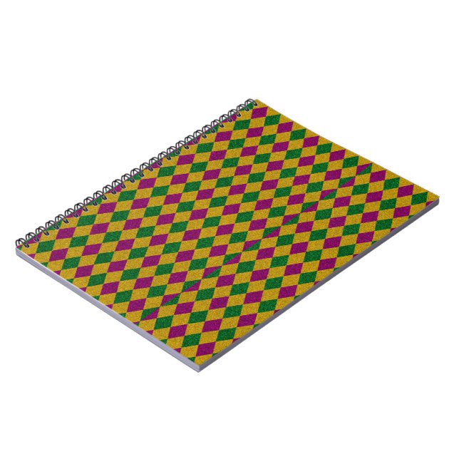 New Orleans Diamond Glitter Notebook (Left Side)