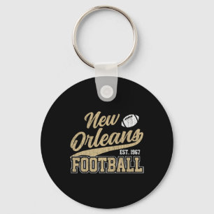 New Orleans Distressed Football Team Fan Srts  Keychain