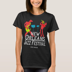 New Orleans Festival of Jazz Music Gift Louisiana T-Shirt