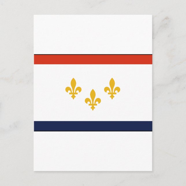 New Orleans Flag Postcard (Front)