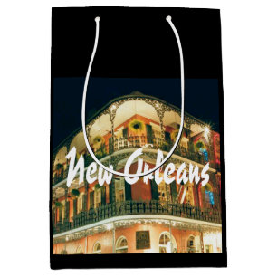 New Orleans French Quarter building photo Medium Gift Bag