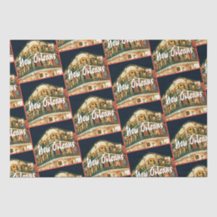 New Orleans French Quarter Corner Tissue Paper