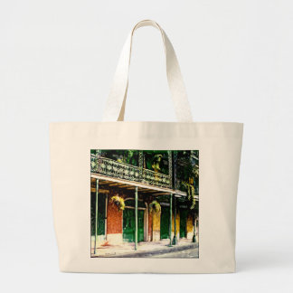 NEW ORLEANS FRENCH QUARTER LARGE TOTE BAG