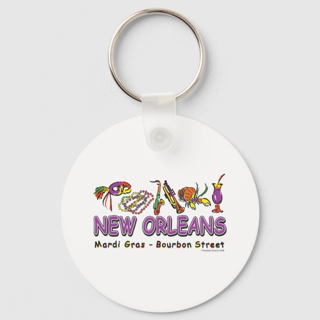 New-Orleans-Fun- Keychain (Front)