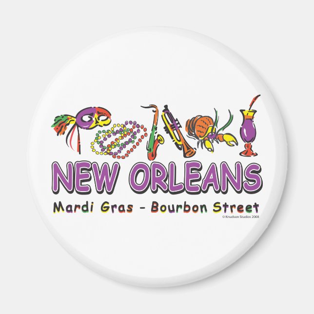 New-Orleans-Fun- Magnet (Front)
