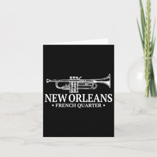 New Orleans Gifts And Tees Uni Mardi Gras Card