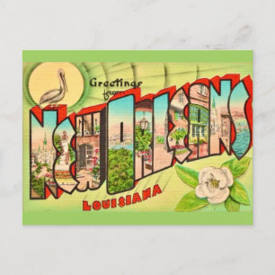 New Orleans Greeting Postcard