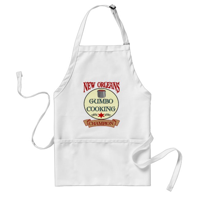 New Orleans Gumbo Cooking Champ Standard Apron (Front)