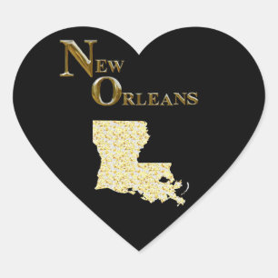 NEW ORLEANS HEART STICKER