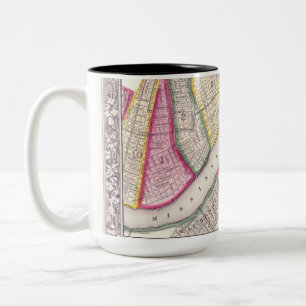 New Orleans historic map mug