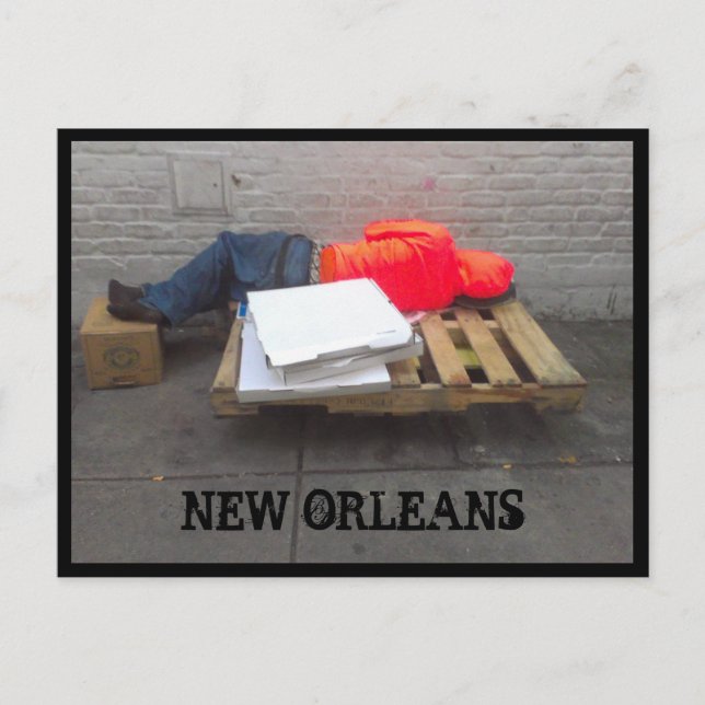 New Orleans Homeless Postcard (Front)