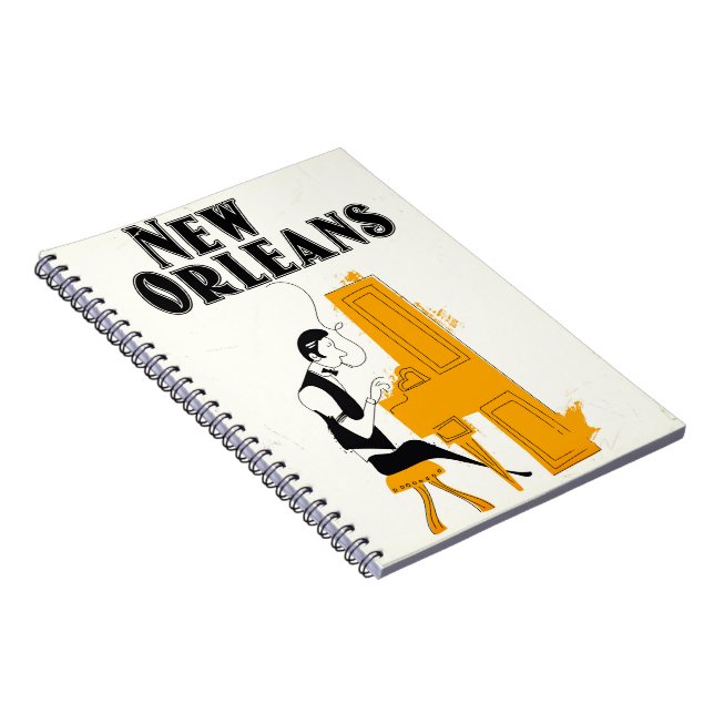 New Orleans Honky Tonk Notebook (Right Side)