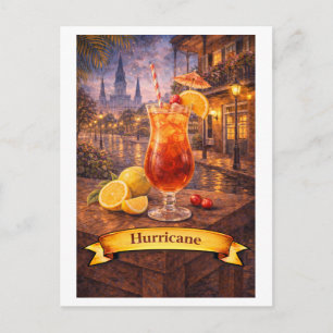 New Orleans Hurricane (American Food Series) Postcard
