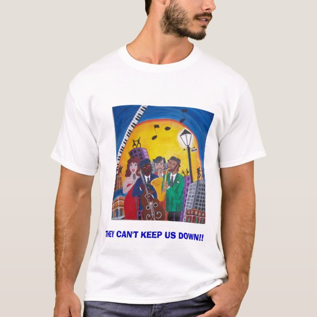 NEW ORLEANS HURRICANE KATRINA MEN'S T-SHIRT (Front)