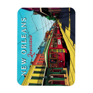 New Orleans Inspired Urban Art Magnet