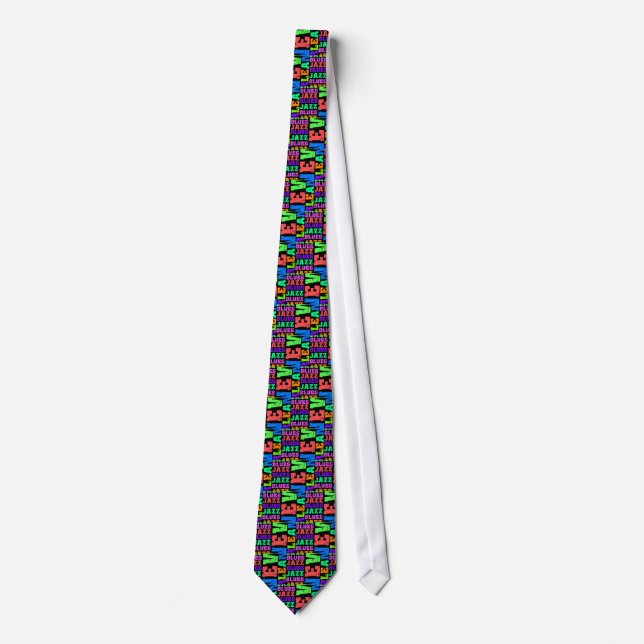 New Orleans jazz and blues Tie (Front)