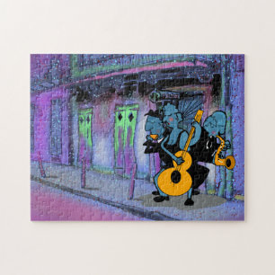 NEW ORLEANS JAZZ BLUES by Slipperywindow Jigsaw Puzzle