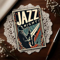New Orleans Jazz Night – Vintage Art