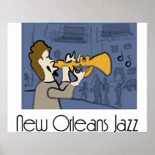 New Orleans Jazz Poster