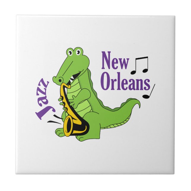 NEW ORLEANS JAZZ TILE (Front)