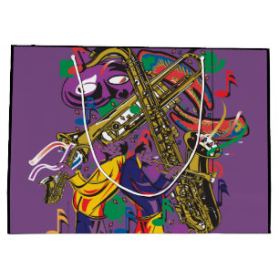 New Orleans Jazzy Music Fest Large Gift Bag