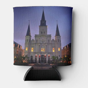 New Orleans, LA Cathedral Basilica, Jackson Square Can Cooler