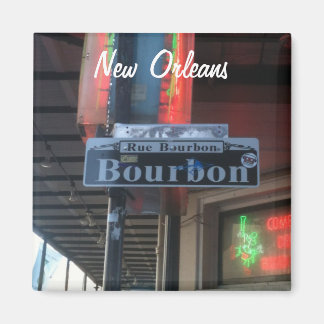 New Orleans Louisiana Bourbon Street Magnet