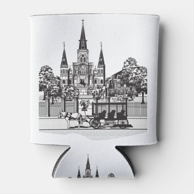 New Orleans, Louisiana Can Cooler (Front)