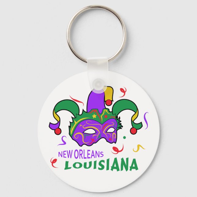 New Orleans Louisiana Keychain (Front)