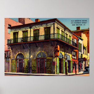 New Orleans Louisiana Old Absinthe House Poster
