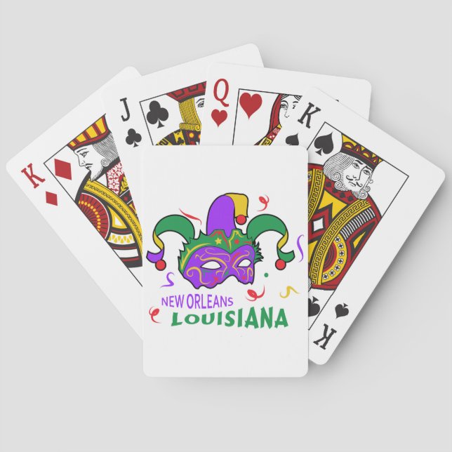 New Orleans Louisiana Playing Cards (Back)