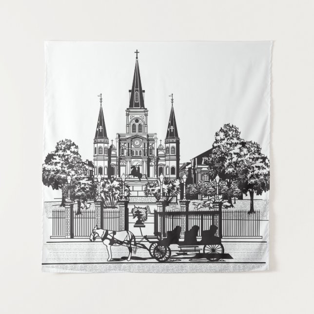 New Orleans, Louisiana Tapestry (Front)