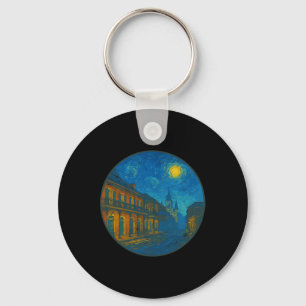 New Orleans Louisiana - Van Gogh Starry Night Styl Keychain