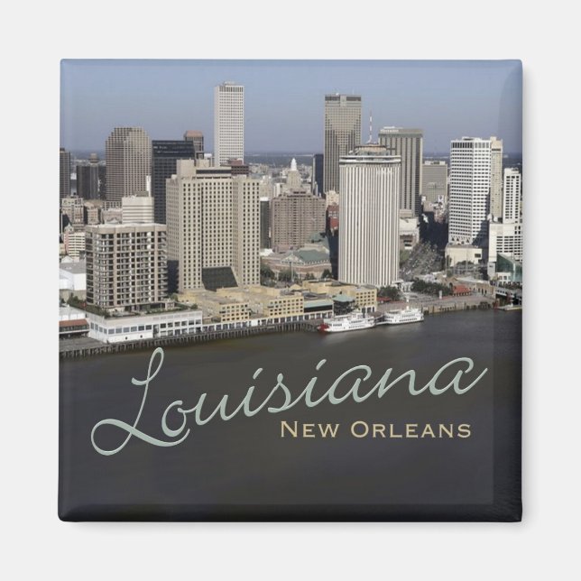 New Orleans Louisiane Souvenir Frigo Magnet (Devant)