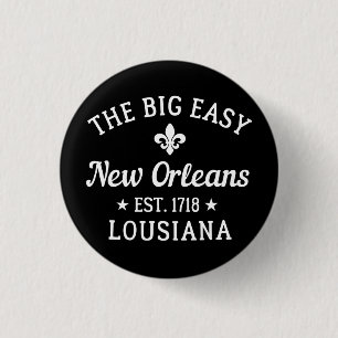 New Orleans Lousiana   1 Inch Round Button