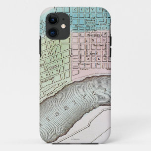 New Orleans Map, 1837 iPhone 11 Case